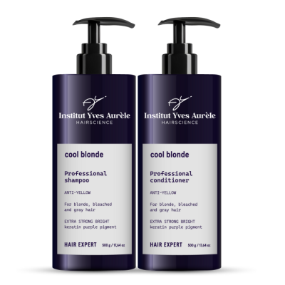 Full Rutine for blondt og grått hår som eliminerer gule toner