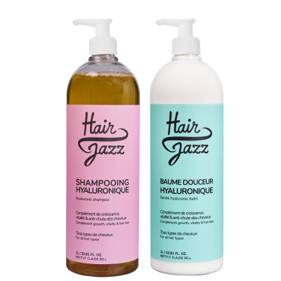 HAIR JAZZ Pro balsam og shampoo – raskere hårvekst 1000ml